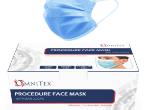 blauwe medische mondkapjes