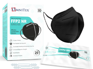 Omnitex FFP2 Gezichtsmasker zwart