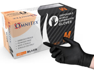 Nitril wegwerphandschoenen zwart